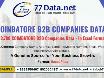 Updated 13000+ Coimbatore Companies List with Free Sample