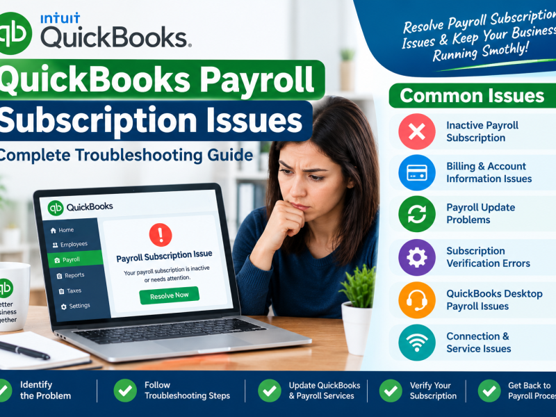QuickBooks Payroll Subscription Issues – Complete Troubleshooting Guide