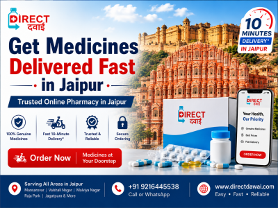 Trusted Medicine Delivery in Jaipur | Direct Dawai