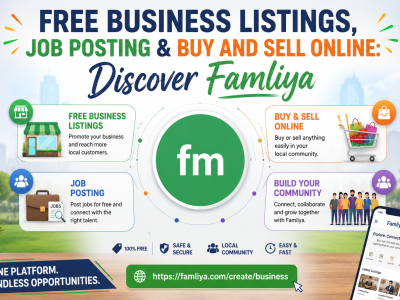Free Business Listing on Famliya – List Your Business Online