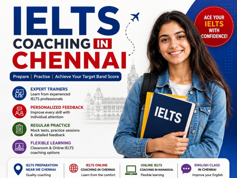 IELTS Coaching in Chennai – Learn, Practise & Prepare with Confidence