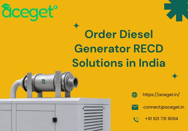Order Diesel Generator RECD Solutions in India