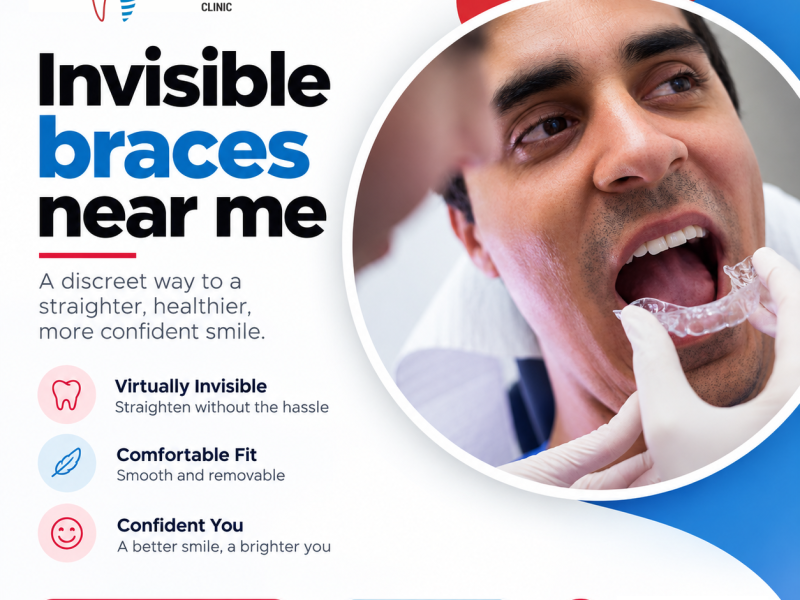 Invisible Braces Near Me for Discreet Teeth Alignment