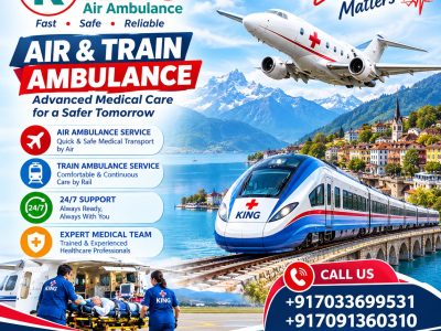 King Low Cost Train Ambulance in Bangalore- Safe and Emergency Patient Transfer