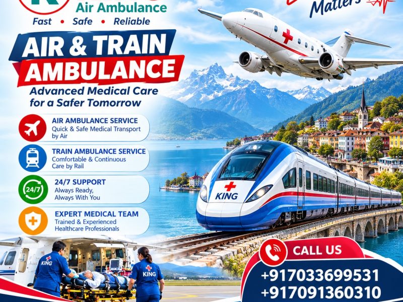 King Low Cost Train Ambulance in Bangalore- Safe and Emergency Patient Transfer