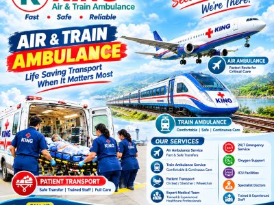 King Best Patient Shifting Ambulance in Silchar- book for Intercity Medical Transfer