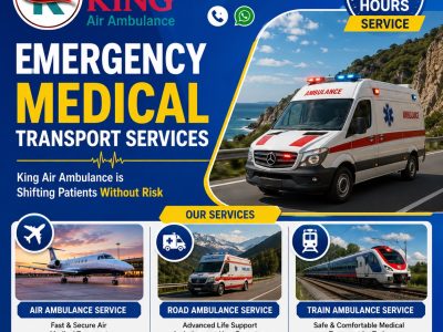 King Train Ambulance in Guwahati- operating with skilled Medical Attendant