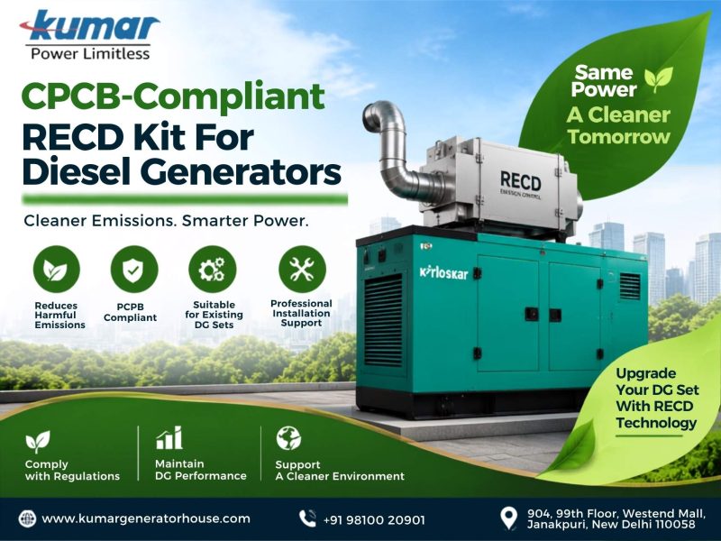 CPCB-Compliant RECD Kit for Diesel Generators | RECD Kit for DG Set
