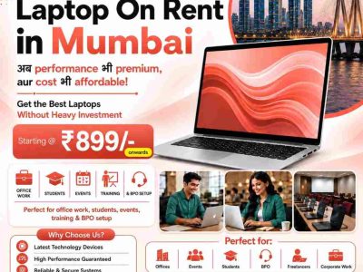 Rent a Laptop on start at rs.899/- Mumbai Vashi, Belapur, Navimumbai