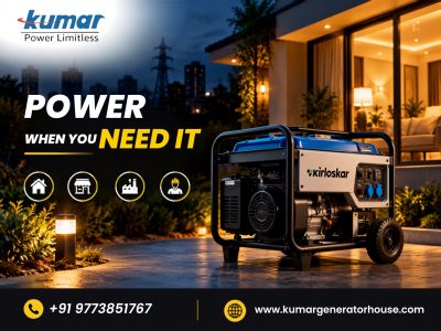 Frequent Power Cuts? Kirloskar Portable Generator Can Help