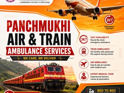 Panchmukhi ICU Train Ambulance in Patna- Safe Rail Transfer with Medical support