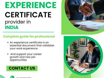 Experience Certificate Services for Working Professionals