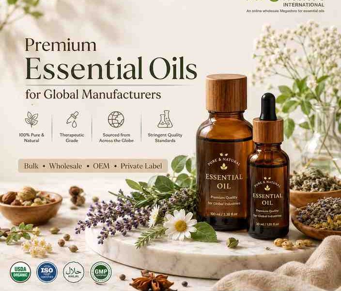 Essential Oil Manufacturers | Bulk & Wholesale Supplier