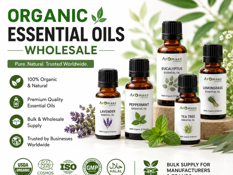 Premium Organic Essential Oils for Global Brands