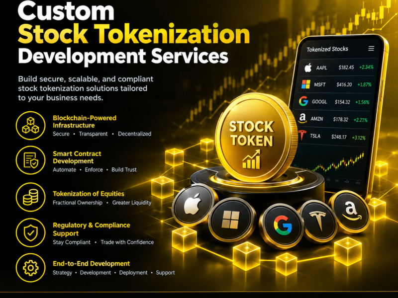 Custom Stock Tokenization Development Services